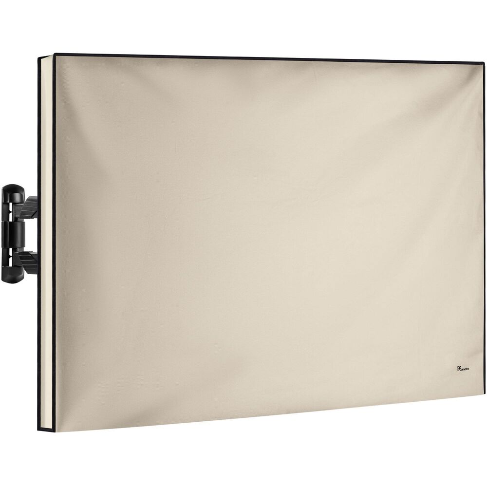 Outdoor TV Cover 55 Inch Weatherproof TV Enclosure (Beige)
